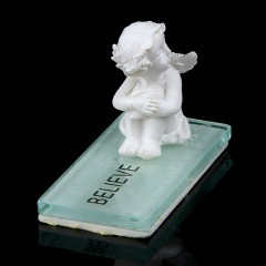 Сувенир «Ангел на стекле. Вера» - Фото 4