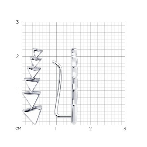 Серьги из серебра