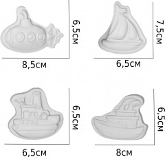 Набор для изготовления магнитов из гипса «Кораблик» - Фото 4