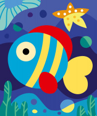 Аппликация из тишью «Рыбка» - Фото 2