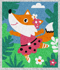 Фреска песочная «Танцующий лисенок» - Фото 7