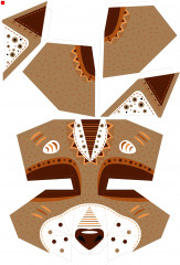 Набор для творчества «Маски полигональные Щенок и Кошечка» - Фото 4