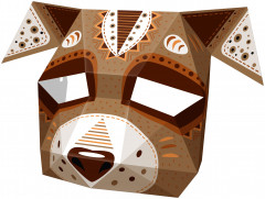 Набор для творчества «Маски полигональные Щенок и Кошечка» - Фото 5