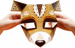 Набор для творчества «Маски полигональные Щенок и Кошечка» - Фото 12