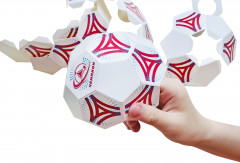Набор для творчества «Полигональная модель Трофейный мяч» - Фото 9