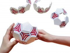 Набор для творчества «Полигональная модель Трофейный мяч» - Фото 10