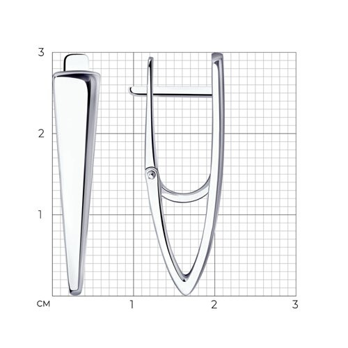 Серьги из серебра