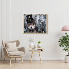 Картина по номерам «Стимпанк волк» - Фото 1