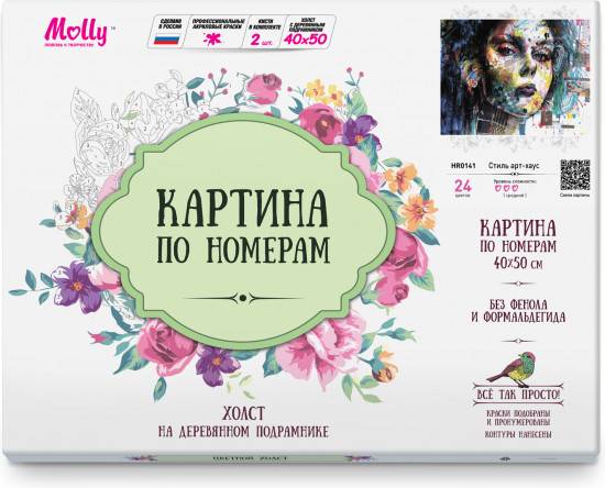 Картина по номерам «Стиль арт-хаус»