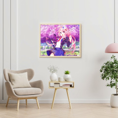 Картина по номерам «Весеннее анимэ» - Фото 2