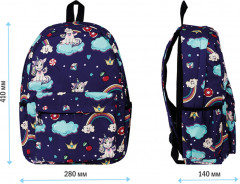 Рюкзак молодежный «Единороги» - Фото 1