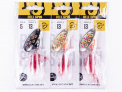 Набор блесен вращающихся «Bell Spin 05» BRD/GRD/SRD - Фото 2