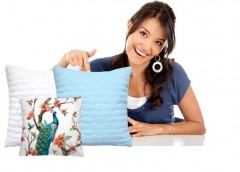 Декоративная подушка-думочка «Погонщик на слоне» (40х40 см, полиэстер) - Фото 1