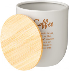 Емкость для сыпучих продуктов с крышкой «Coffee» - Фото 1