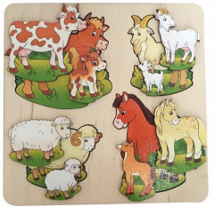 Рамка-вкладыш многослойная «Домашние животные» - Фото 1