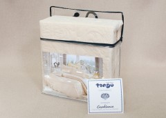 Покрывало стеганое «Tango» (арт. cas2426-10, евро, велюр, размер 240х260, 2 наволочки 50х70) - Фото 1