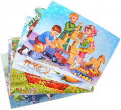 Занятия детей. Комплект из 8 плакатов - Фото 1