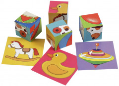 Кубики в поддончике «Игрушки» - Фото 2