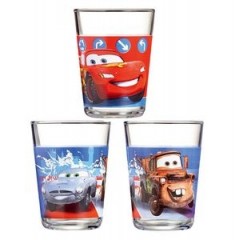 Стакан Disney Cars 2 низкий, 160 мл (3 шт) - Фото 1