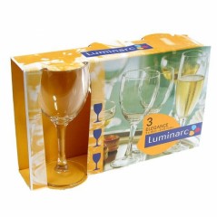 Фужер для вина Elegance, 190 мл (3 шт) - Фото 1