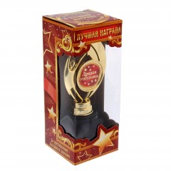 Фигура звезда на черн подставке «Лучшая учительница» - Фото 2