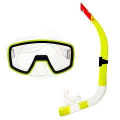 Набор для плавания, 2 предмета: маска и трубка, цвет в ассортименте - Фото 1