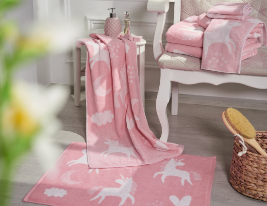 Коврик махровый для ног «Юникорн»