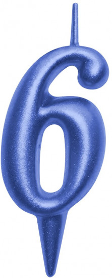 Свеча для торта «Цифра 6»