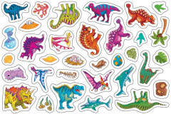 Динозавры. 250 наклеек - Фото 3