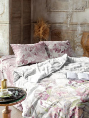 Комплект постельного белья «Царство пионов» - Фото 3