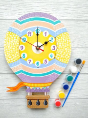 Набор для творчества «Часы-раскраска. Воздушный шар» - Фото 1