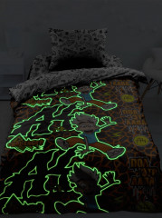 Комплект постельного белья «Пол это лава Neon» - Фото 2