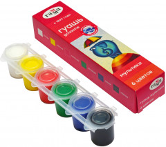 Набор гуаши «Мультики» - Фото 1