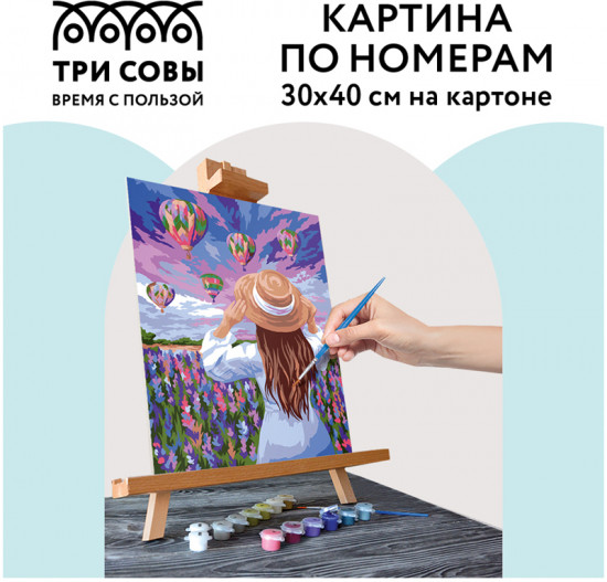 Картина по номерам «Воздушные шары»