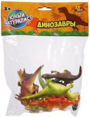 Фигурки-тянучки пластичные «Динозавры» - Фото 1