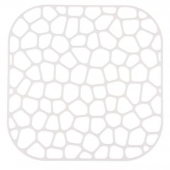 Решетка в раковину «Квадратная», 30х30 см, цвет в ассортименте - Фото 1