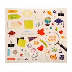 Фотоальбом на металлических кольцах «Школьные годы», наклейки, 13 листов - Фото 1