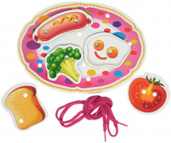 Кушать подано! Занимательная шнуровка - Фото 1