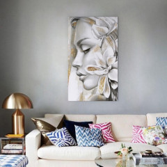 Картина «Девушка и цветы» - Фото 2