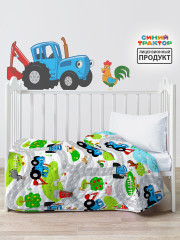 Покрывало стеганое «Синий трактор» - Фото 1