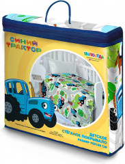 Покрывало стеганое «Синий трактор» - Фото 2