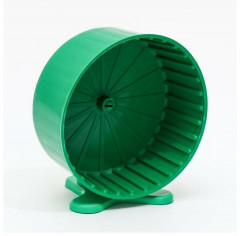 Колесо для грызунов полузакрытое с подставкой - Фото 1