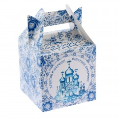 Коробка складная «Христос Воскресе» гжель - Фото 3