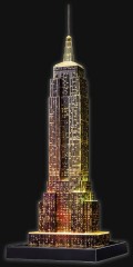 Архитектурный 3D пазл «Ночной Эмпайр Стейт Билдинг» (LED подсветка) - Фото 2