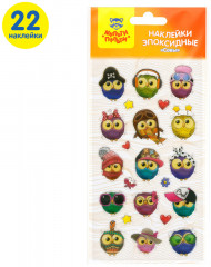 Наклейки гелевые «Совы» - Фото 1