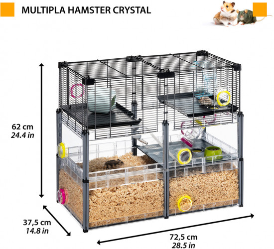Клетка для хомяков и мышей «Multipla Hamster Crystal»
