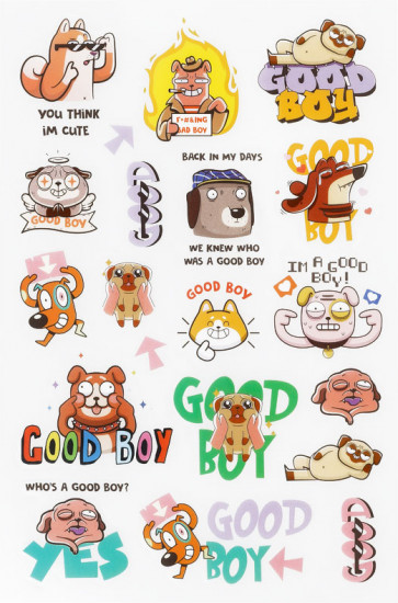 Наклейки «Good boy»