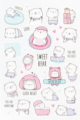 Наклейки «Sweet bear» - Фото 1