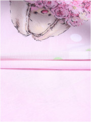 Пододеяльник «Зайка на розовом» - Фото 3