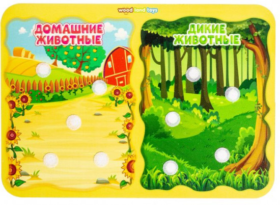 Сортер «Какая разница?Домашние и дикие животные»